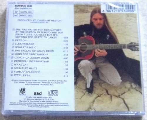 SHAWN PHILLIPS Second Contribution SOUTH AFRICA Cat# MMTCD 1501