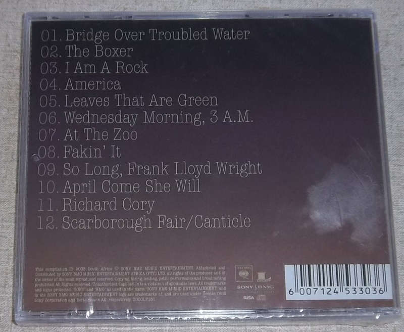 America The SIMON & GARFUNKEL Collection SOUTH AFRICA Cat#CDCOL7161