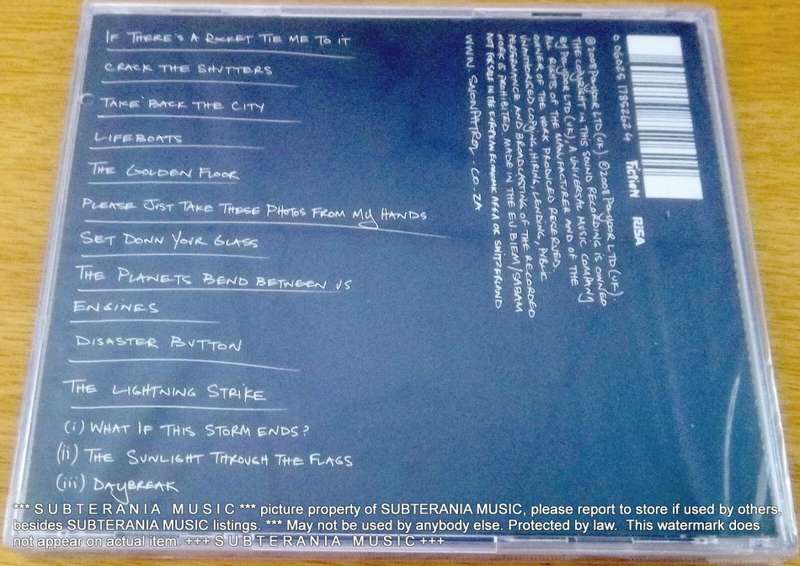 SNOW PATROL A Hundred Million Suns SOUTH AFRICA Cat# 1785262 / STARCD 7284-1