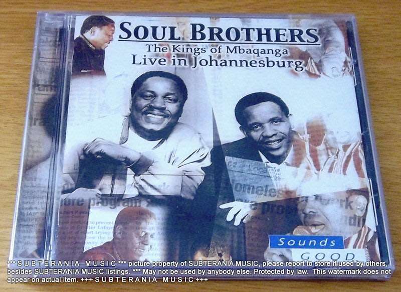 SOUL BROTHERS Kings of Mbaqanga  Live In Johannesburg SOUTH AFRICA #CDGMP40912