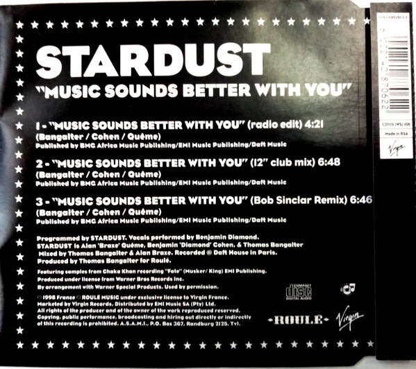 STARDUST Music Sounds Better With You  [msr]