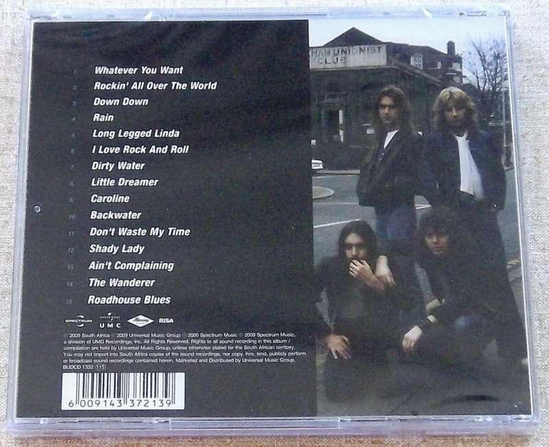 STATUS QUO Classic Status Quo SOUTH AFRICA Cat# BUDCD 1333