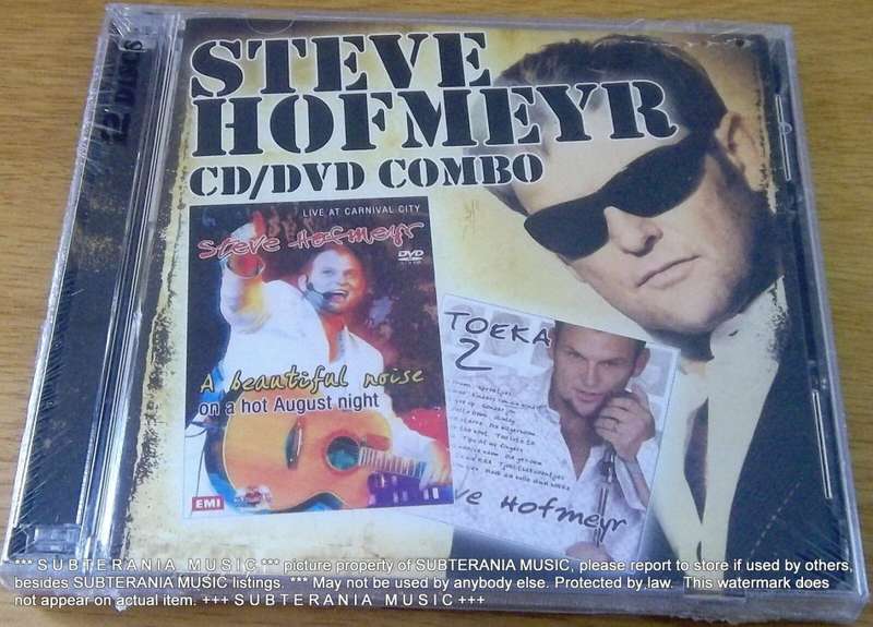 STEVE HOFMEYR Beautiful Noise on a Hot August Night DVD + Toeka 2 SOUTH AFRICA