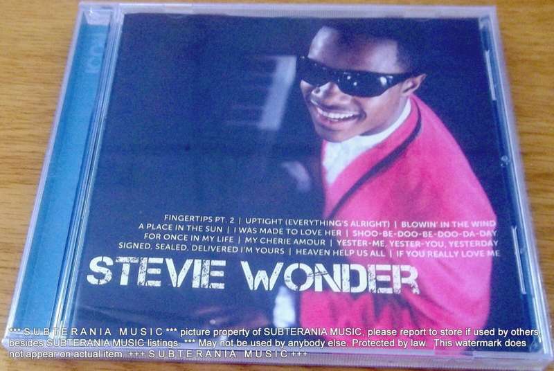 STEVIE WONDER Icon SOUTH AFRICA Cat# BUDCD 1375