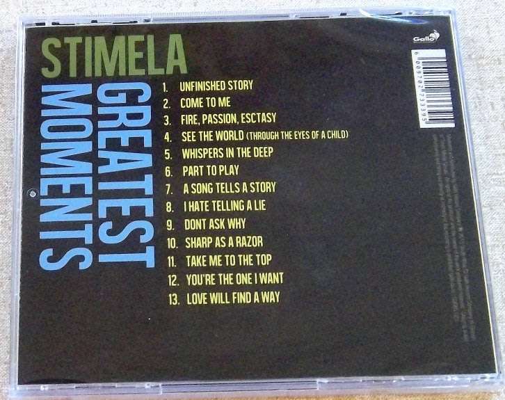 STIMELA Greatest Moments SOUTH AFRICA Cat# CDGBS023