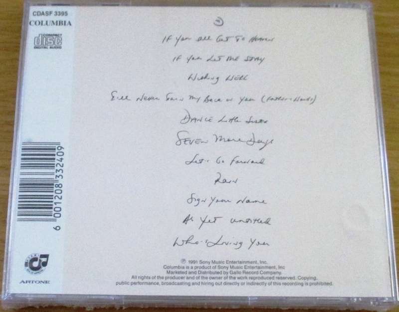 TERENCE TRENT DARBY Introducing The Hardline According To Terence Trent DArby SOUTH AFRICA Cat# CD
