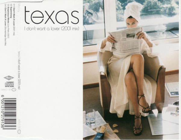 TEXAS I Don`t Want A Lover (2001 Mix) CD Single South African Pressing