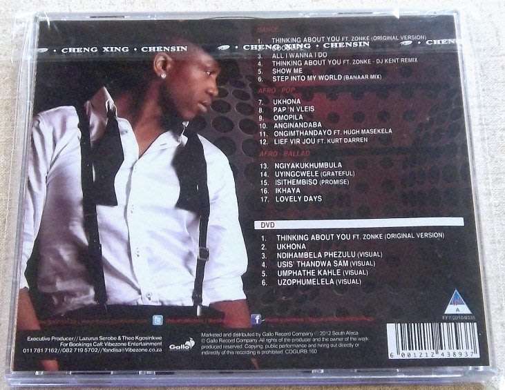 THEO KGOSINKWE Grateful Limited Edition CD+DVD SOUTH AFRICA Cat# CDGURB160