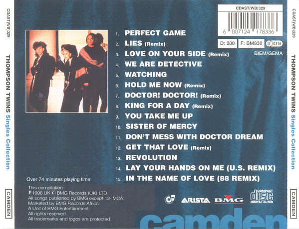 THOMPSON TWINS Singles Collection CD