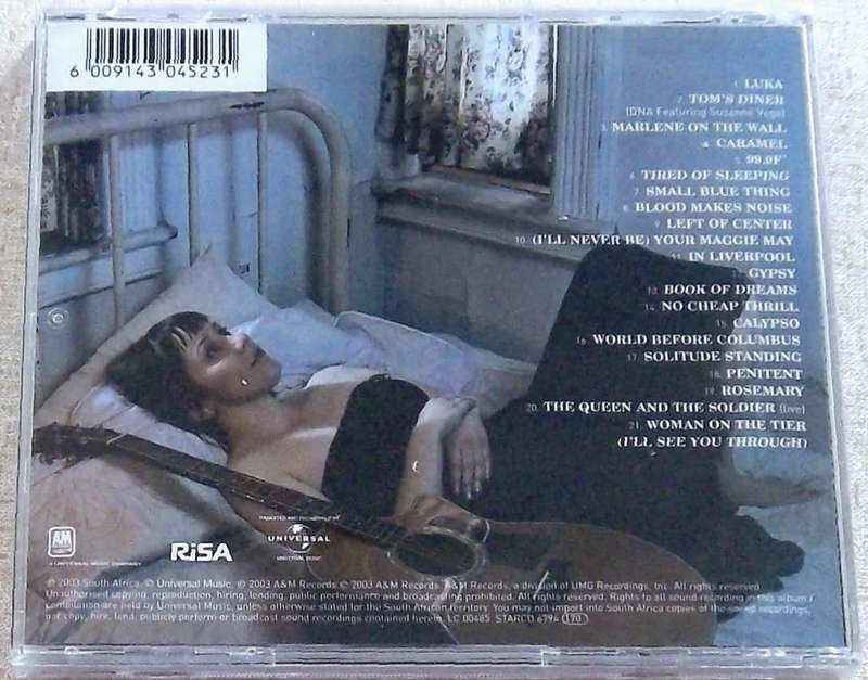 SUZANNE VEGA Retrospective Best Of SOUTH AFRICA Cat# STARCD 6794