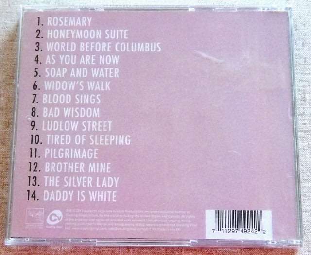 SUZANNE VEGA Close-Up Vol 4, Songs Of Family UK Cat# COOKCD524