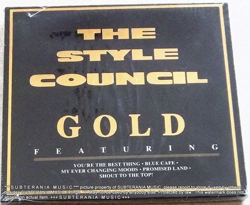 THE STYLE COUNCIL Gold SOUTH AFRICA Cat# DGCD081