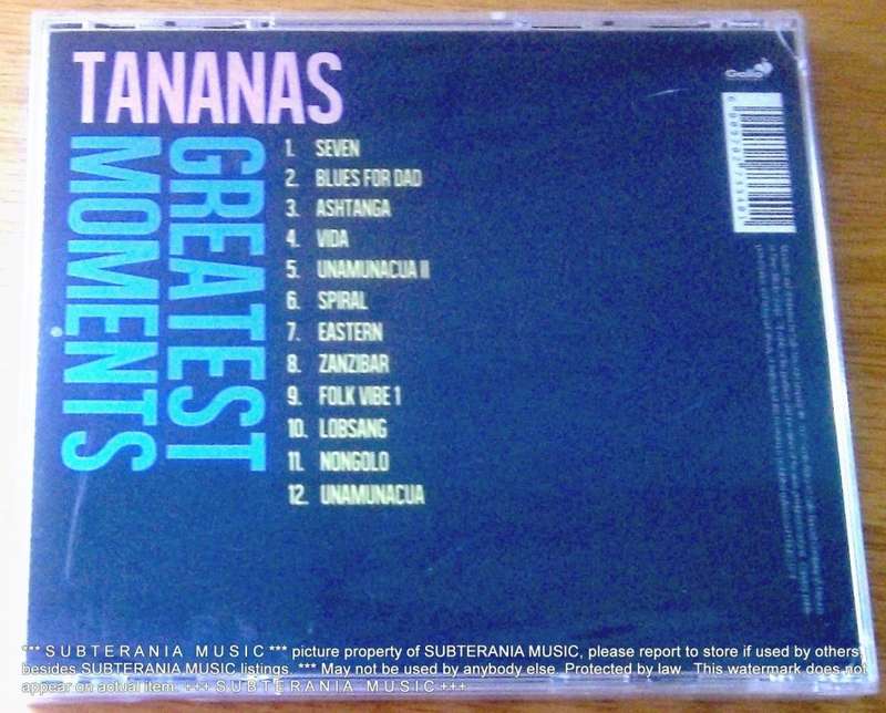 TANANAS Greatest Moments SOUTH AFRICA Cat# CDGBS024
