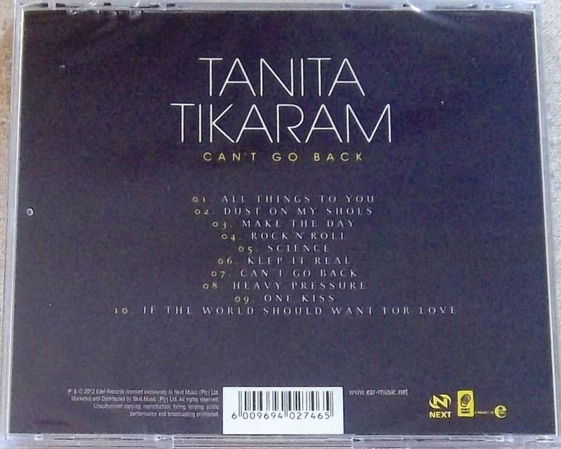 TANITA TIKARAM Cant Go Back CD SOUTH AFRICA Cat# EDCD 103