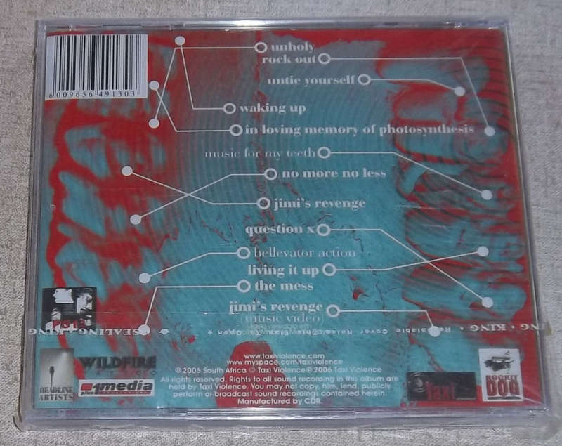 TAXI VIOLENCE Untie Yourself SOUTH AFRICA 2006 Debut Album *Out of Print*