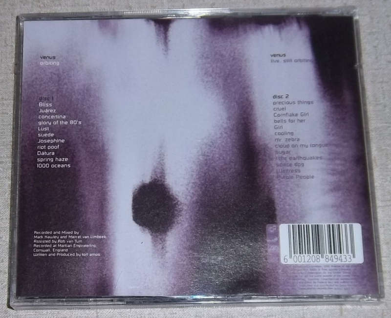 TORI AMOS To Venus and Back SOUTH AFRICA Cat# ATDD 11831 Rare Double CD
