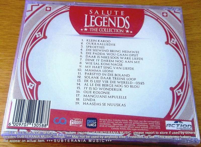 TOUCH OF CLASS Salute the Legends Groep 2 SOUTH AFRICA Cat# CDJUKE 157