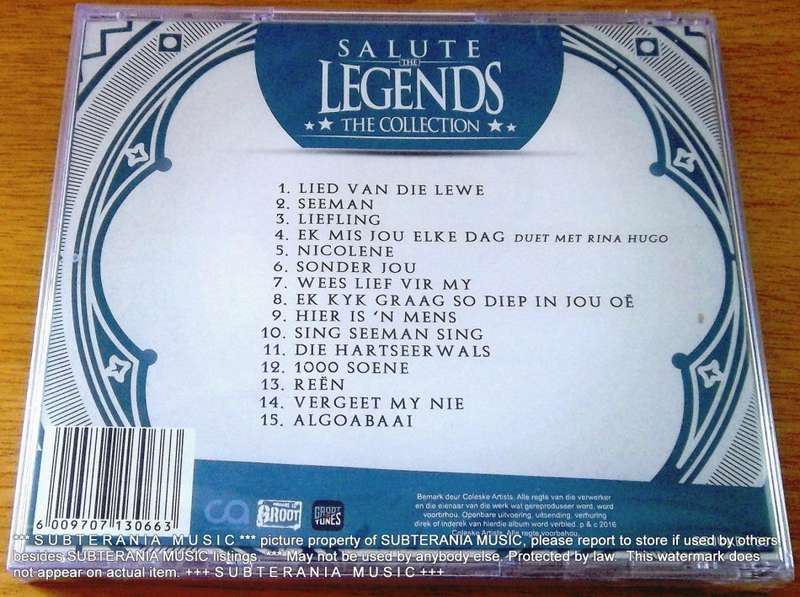 TOUCH OF CLASS Salute the Legends Ge Korsten SOUTH AFRICA Cat# CDJUKE 165