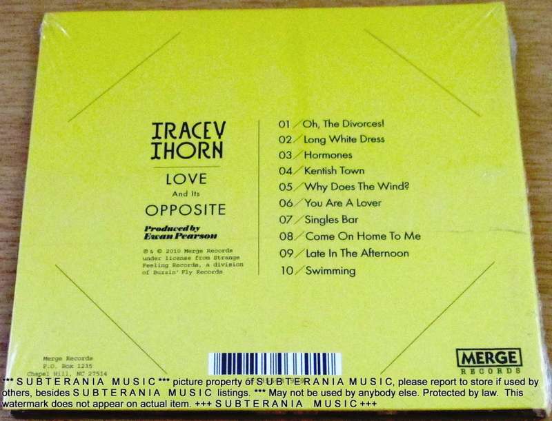 TRACEY THORN Love And Its Opposite USA Issue Cat# MRG379 [EVERYTHING BUT THE GIRL]