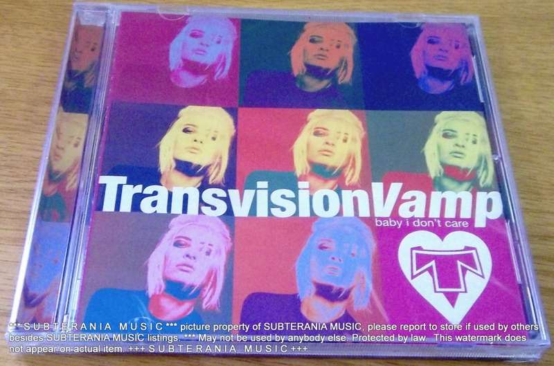 TRANSVISION VAMP Baby I Dont Care Best Of SOUTH AFRICA Cat# BUDCD1273