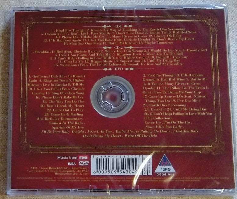 UB40 The Ultimate Collection 2xCD+ DVD PAL Region 2