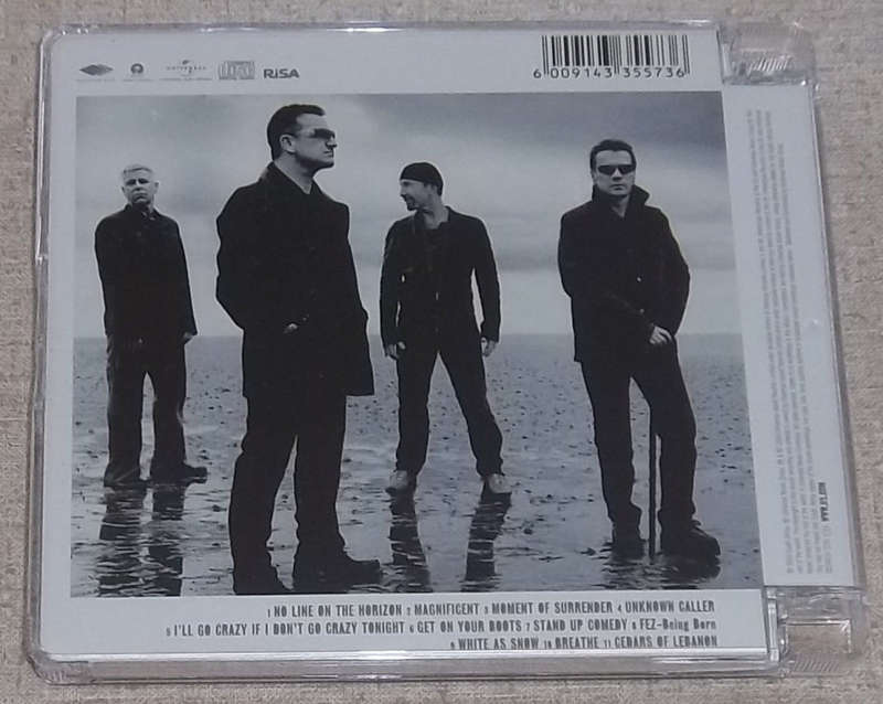 U2 No Line on the Horizon SOUTH AFRICA Cat# SSTARCD 7316