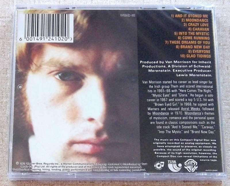 VAN MORRISON Moondance SOUTH AFRICA Cat# WBXD 62