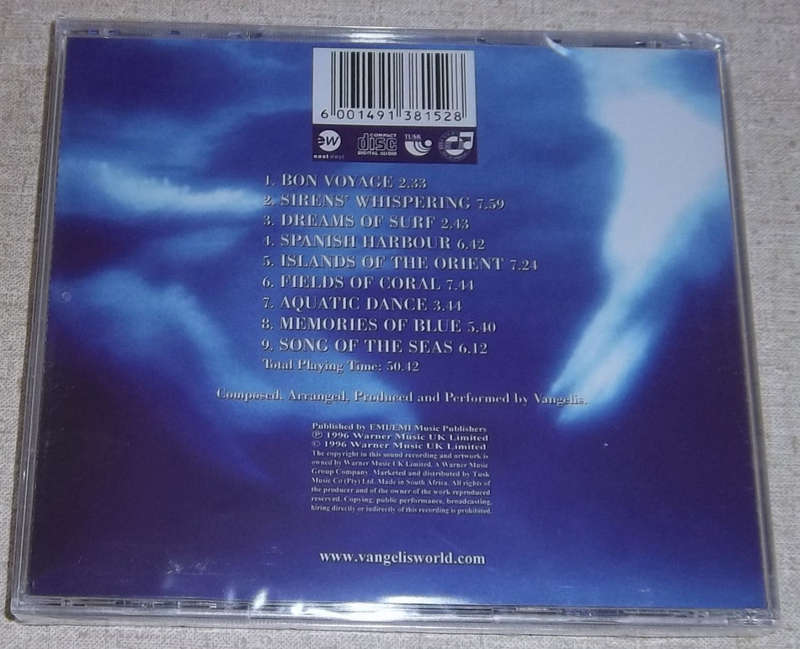 VANGELIS Oceanic SOUTH AFRICA Cat# WICD 5242