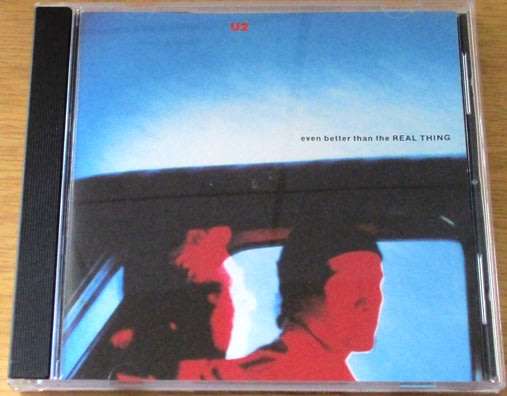 U2 Even Better Than The Real Thing CD Single