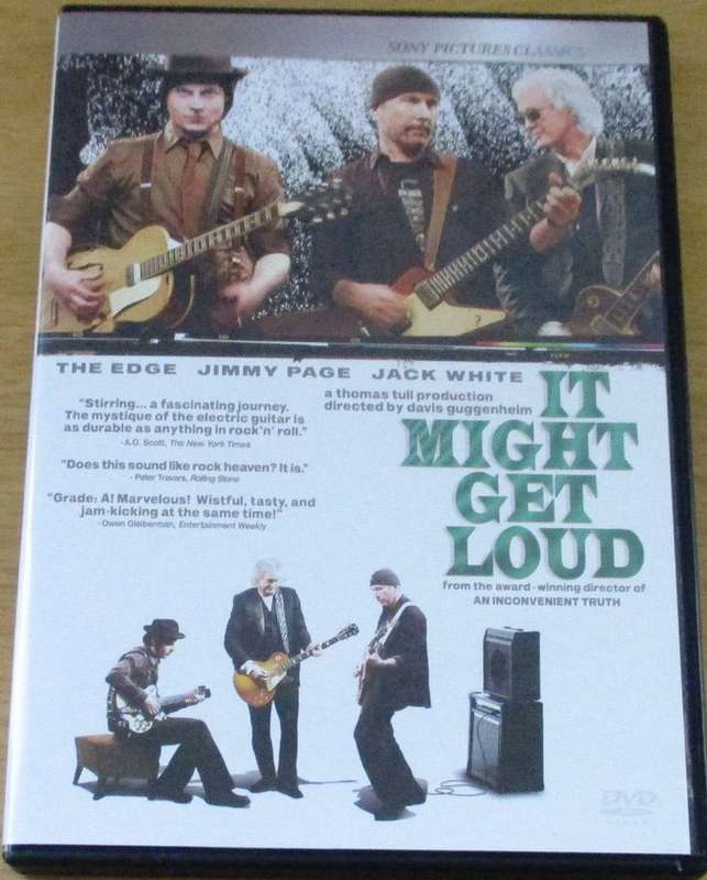 IT MIGHT GET LOUD The Edge Jimmy Page Jack White DVD