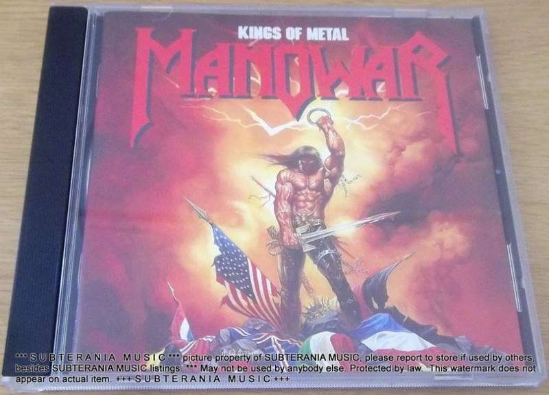 MANOWAR Kings of Metal CD GERMANY  1988  7567-81930-2 [Shelf G x 7]