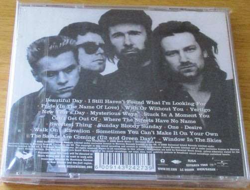U2 18 Singles  [Shelf G x 10]