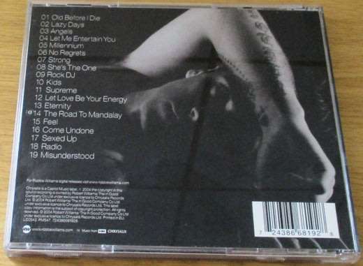 ROBBIE WILLIAMS Greatest Hits  [Shelf G x 11]