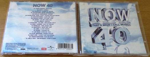 NOW THAT`S WHAT I CALL MUSIC 40 [Shelf G x 17]