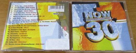 NOW THAT`S WHAT I CALL MUSIC 30 [Shelf G x 17]