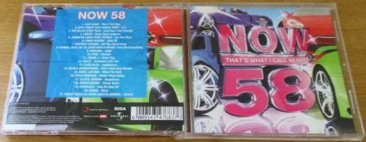 NOW THAT`S WHAT I CALL MUSIC 58 CD [Shelf G x 17]