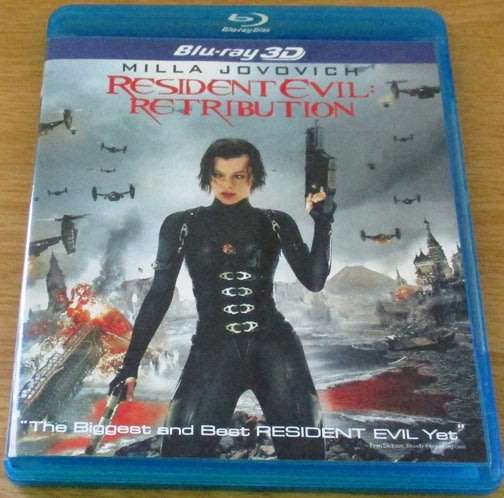RESIDENT EVIL Retribution - Milla Jovovich BLU RAY