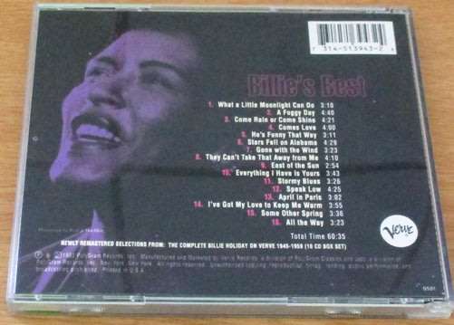 BILLIE HOLIDAY Billie`s Best [Shelf Z box 2]