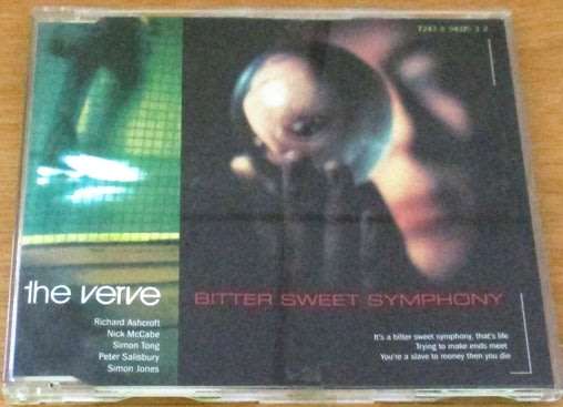 THE VERVE Bitter Sweet Symphony CD Single South African Release CD  [Shelf Z x 5]