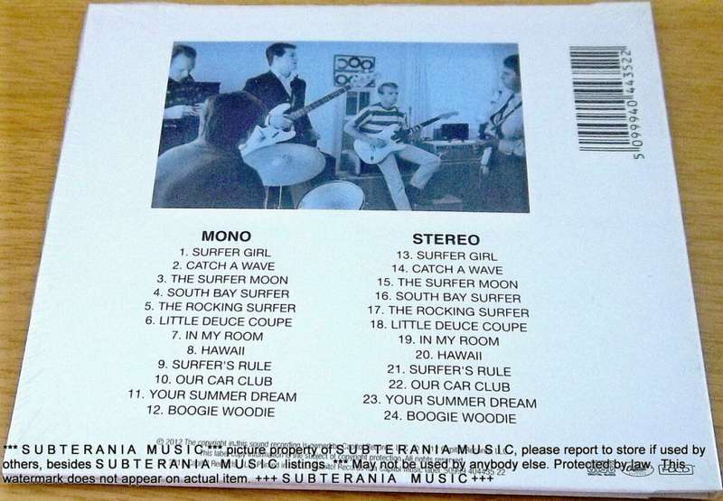 THE BEACH BOYS Surfer Girl HDCD EUROPE Cat# 50999 404435 22 [2012 remaster]
