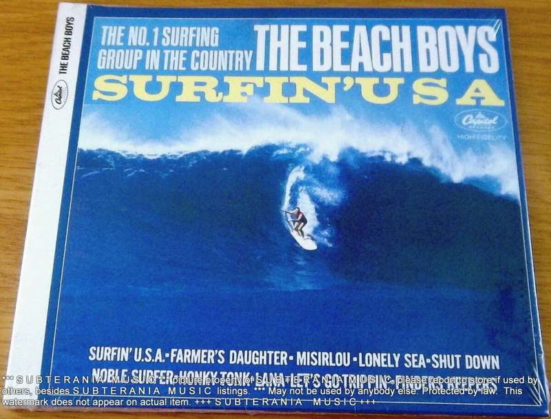 THE BEACH BOYS Surfin U.S.A. HDCD EUROPE Cat# 50999 404436 21 [2012 remaster]