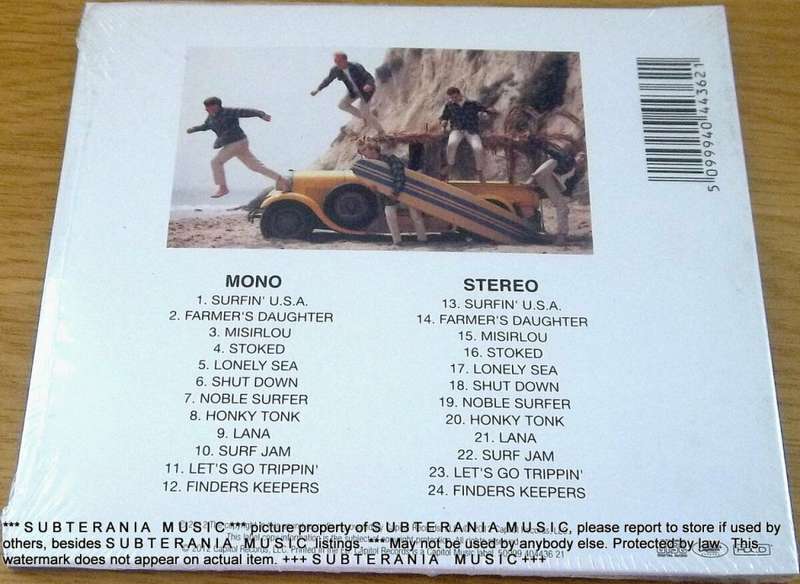 THE BEACH BOYS Surfin U.S.A. HDCD EUROPE Cat# 50999 404436 21 [2012 remaster]