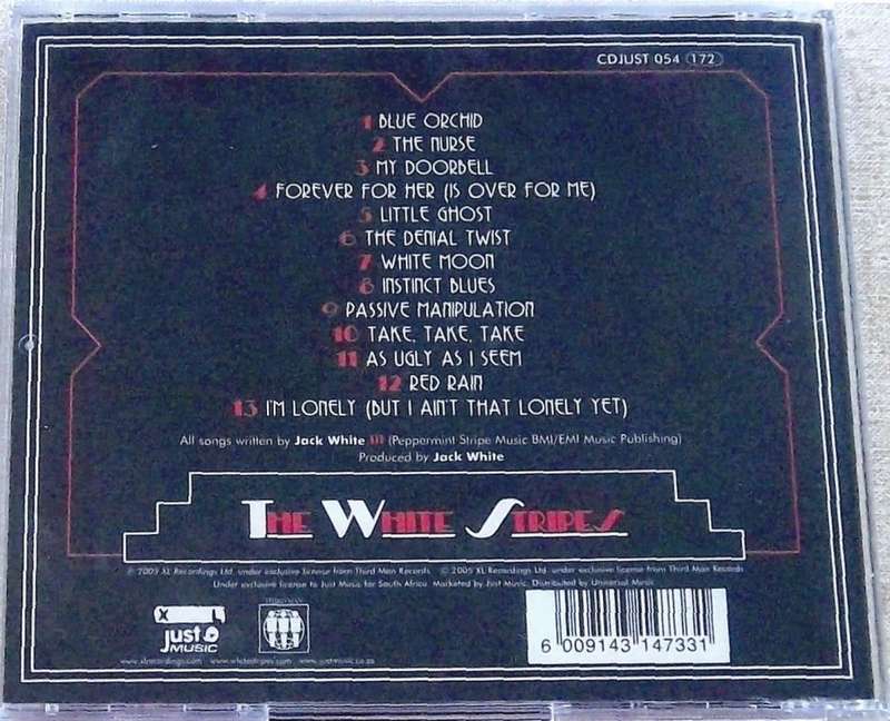 THE WHITE STRIPES Get Behind Me Satan SOUTH AFRICA Cat# CDJUST 054
