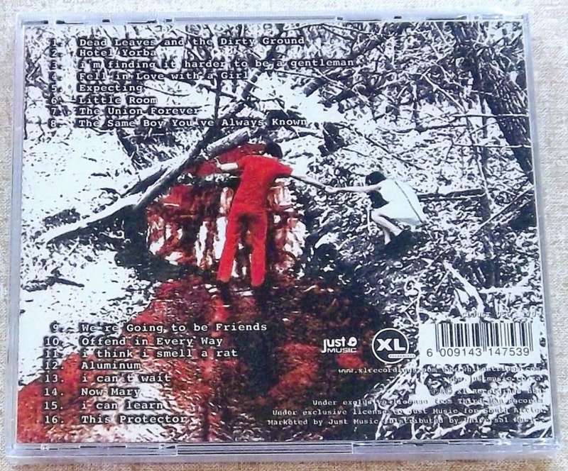 THE WHITE STRIPES White Blood Cells SOUTH AFRICA Cat# CDJUST 056