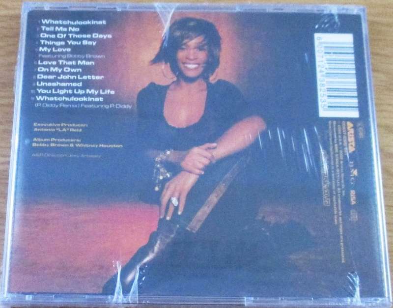 WHITNEY HOUSTON Just Whitney SOUTH AFRICA Cat# CDAST(CSS)441