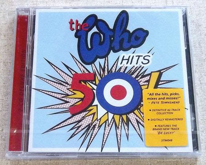 THE WHO Hits 50! 2 CD Deluxe Edition NETHERLANDS 2014 Cat# 3794048