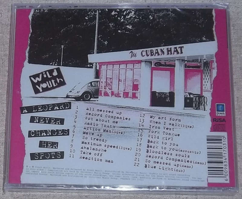 WILD YOUTH A Leopard Never Changes Her Spots SOUTH AFRICA Punk Cat# FRESHCD 184