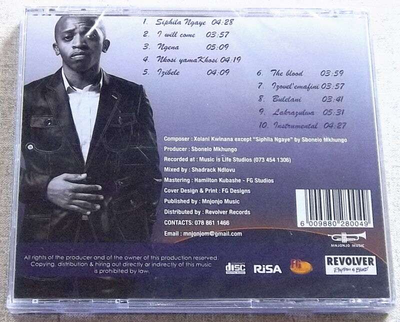 TXOLISA KWINANA Siphila Ngaye SOUTH AFRICA Cat# CD MNJ 002 Africal Gospel