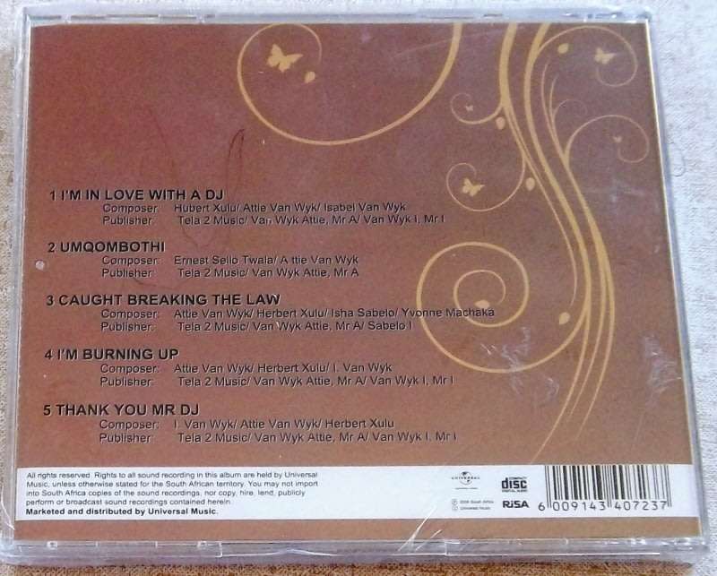 YVONNE CHAKA CHAKA Hitpack 5 Hit Songs SOUTH AFRICA Cat# MAXCD 488