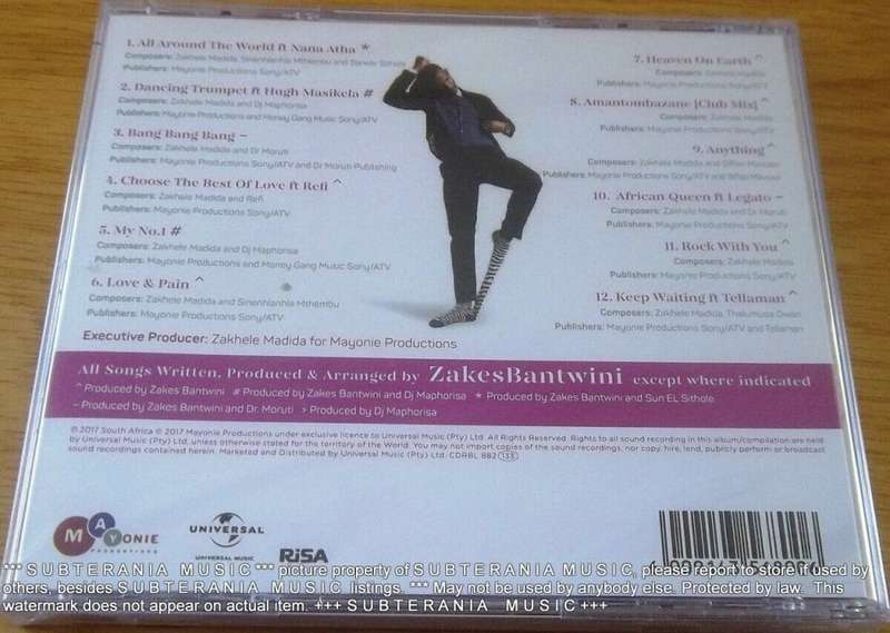 ZAKES BANTWINI Love, Light and Music 2 SOUTH AFRICA CD Cat# CDRBL 882